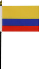 Country Desk Flag Mini Tabletop National Flag With Base Pole 5 9 X 3 9 In