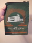 Vtg Cloth Canvas National Bank Of Waterloo Iowa Deposit Bag Money Pouch Zipper