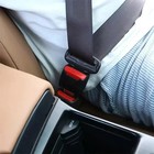 Seat Buckle Adjustable Seat Accessories 2 Pcs Red Fixing Strap suitable For Most