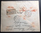 1926 Montevideo Uruguay Early Airmail Cover To Florida Mi 282-3 14c Label