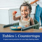 Fastlock Hook-on Table Chair For Babies And Toddlers - Black  black   New