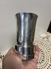 Working Antique  Silverplate Musical Child Baby Cup Napier  Plays Farmer In Dale