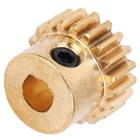 4301-0006-0020 Brass Gear 20 Teeth 6mm D-bore 0 8 Mod For Industrial Robot   