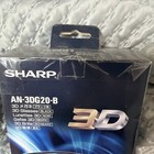 Sharp An-3dg20-b 3d Glasses Rechargeable For 3d Tv Home Theater New