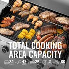 Royal Gourmet 6-burner Bbq Liquid Propane Gas Grill Cabinet Style Grill White