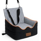 Portable Dog Car Booster Seat Washable Pet Travel Carrier Bed W storage Pocket