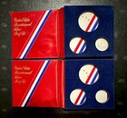 United States Bicentennial Silver Proof Set Empty Cases  Lot Of 10 Holders