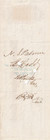 1871 National Exchange Bank Mr Palmer Cancelled Check  370 W  Revenue Stamp 2 C