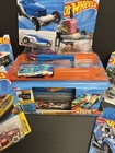 Hot Wheels Race Case Track Set Take It Race It 12 Cars   Launchers Orange Tracks