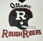 70s Ottawa Rough Riders Cfl T Shirt Signed By Condredge Holloway   Tony Gabriel