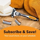12 8 Refill Bic Flex 5 Refillable Razor Cartridges For Men Smooth   Comfortable