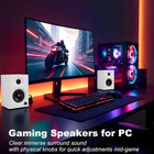 Computer Speakers For Desktop Pc  60w Bluetooth Surround Sound Speakers With Bas