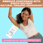 Unscented Magnesium Deodorant 3oz   Natural  Vegan  Aluminum-free Odor Control