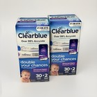 2pk Clearblue Advanced Digital 30 Ovulation Tests   2 Pregnancy - Exp 09 2028