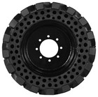 10x16 5  30x10-16  Set Of Four Solid Skid Steer Tires With Rims - Mustang Tires