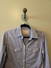 Banana Republic  Women s Small  Button Down Oxford Blue Soft Wash Shirt 