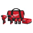 Milwaukee 3494-22ggn M12 12v 2-tool Cordless Combo Kit W  Grease Gun