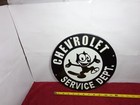Vintage 11 3 4 In Chevy Service Felix The Cat Adv Sign Metal Porcelain - S195c