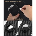 Mens Slim Minimalist Wallet For Airtag pop Up Card Holder Leather Wallet For Men