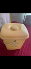 Vintage Yellow Plastic Rabbit Diaper Mop Bucket Pail Rare With Lid