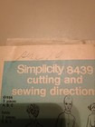 Vintage Simplicity Sewing Pattern 8439  Size 10  uncut   dress tunic pants sash