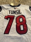 Laremy Tunsil Houston Texans Nfl Team Issued Game Jersey  ole Miss  Captain Patc