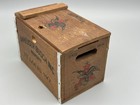 Vintage Anheuser-busch Budweiser Brewery Wooden Crate Box  6   Vintage