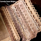 60 Sheets Lace Edged Scrapbook Stationery Paper Assorted Set - 6 Pack Vintage Pa