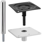 1 2 4 Pack Marine Boat Seat Pedestals Mount Kit  360   Swivel   Adjustable Height
