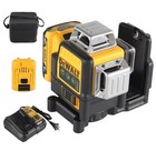 New Dewalt Dw089lg Line Laser Level - Green  Battery charger bag