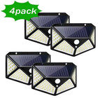 Solar Power 100 Leds Light Pir Motion Sensor Outdoor Security Lamp Wall Garden