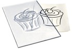 2 Clear Transparent Easy Carve Lino Block Soft Tile Printing Boards 20cm X 15cm