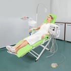 Dental Portable Mobile Folding Chair W  Led Light   Tray Air Turbine Unit 4 Hole
