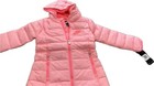 Nike Girls Just Do It Hooded Puffer Jacket Arctic Punch Size 6 New