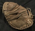 Vintage Leather Baseball Catchers Mitt Glove Pro-model C-1450