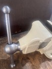 Antique Reed Mfg Eerie Pa Usa 4  Shop Vise No 104 Combat Tan   Nice  