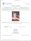 Hand Signed Photo Edita Brychta   Coa  