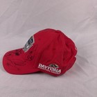 Daytona 500 Hat Cap Strap Back Mens One Size Red Nascar Racing Multi Signed 2011
