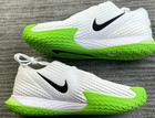 New Nike Zoom Vapor Cage 4 Mens 10 Rafa White Green Court Tennis Rafael Nadal