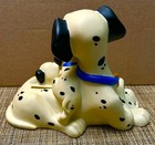 Vintage Disney s 101 Dalmations Vinyl Coin Bank-no Plug