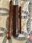 Vintage Ideal Wood Alto And Soprano Recorder  Soprano Comes With Original Case