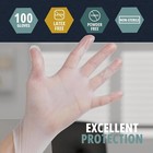 Medpride Medical Vinyl Exam Gloves  Latex Free-pack Of 10-large-1000 Total