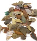 10 Pc River Washed Flint Arrowheads Collection Points  size 1 -1 2  Long  Crafts