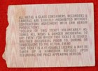 Lou Reed 1978concert Ticket Stub Atlanta Atl Civic Ctr Auditorium Apr 5 Ga 