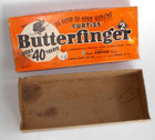 Vintage 1955 Curtiss Butterfinger Halloween Trick Or Treat Flying Witch  Box