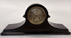 1922 Chelsea Ship s Bell Clock 5 25  Dial Wood Tambour Mantel Running W Key