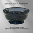 Oakestry Heavy Duty Natural Marble Large Mortar And Pestle Set Granite Make F   