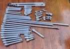 Vintage Craftsman Usa 1 2    3 8   1 4    Drive Socket Extension 47 Piece Lot