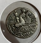 Roma Head Denarius 211bc Ancient Roman Republic Silver Coin Choice Vf Dioscuri