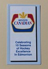 1988-89 Edmonton Oilers Hockey Pocket Schedule Nhl  Mark Messier         